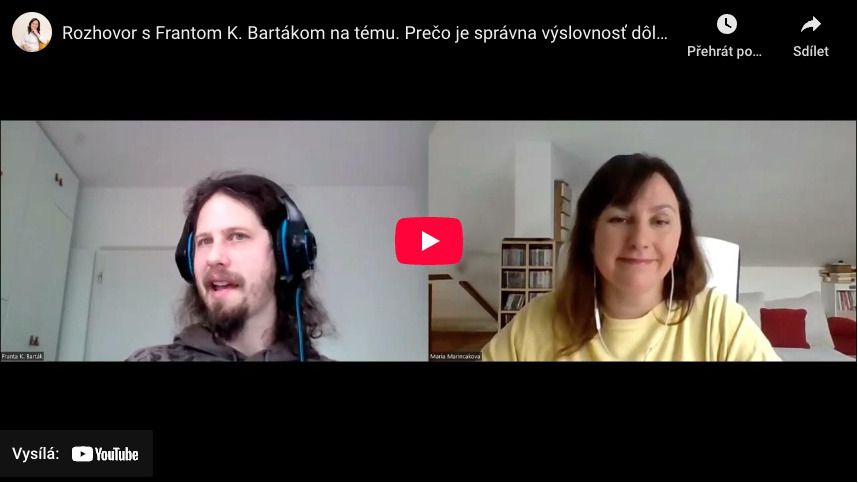 Prečo je správna výslovnosť dôležitá? – rozhovor s Frantom K. Bartákom